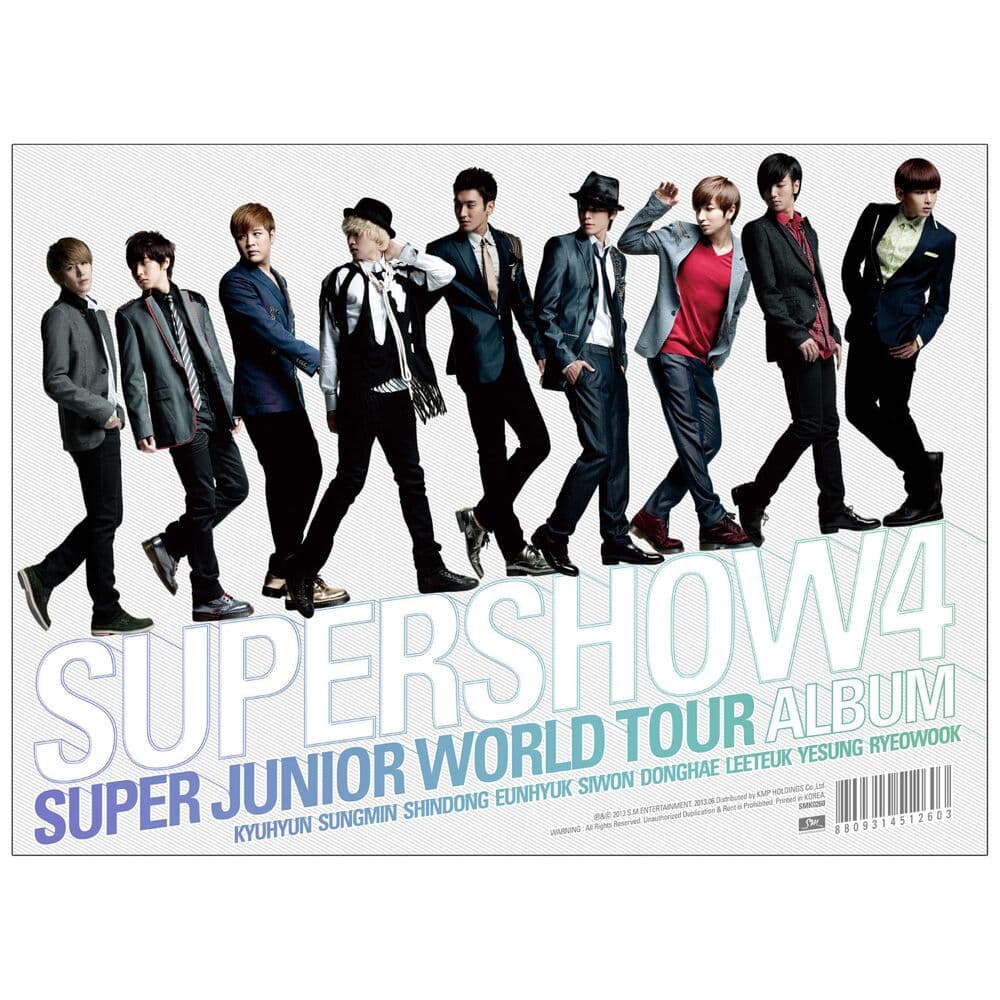 Super Junior World Tour 'Super Show 4' cover