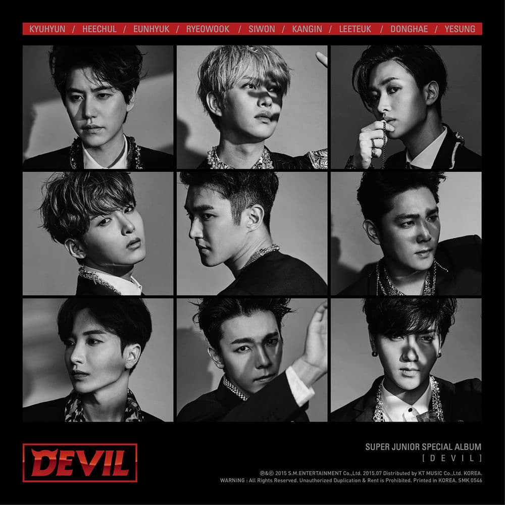 DEVIL - SUPER JUNIOR SPECIAL ALBUM cover