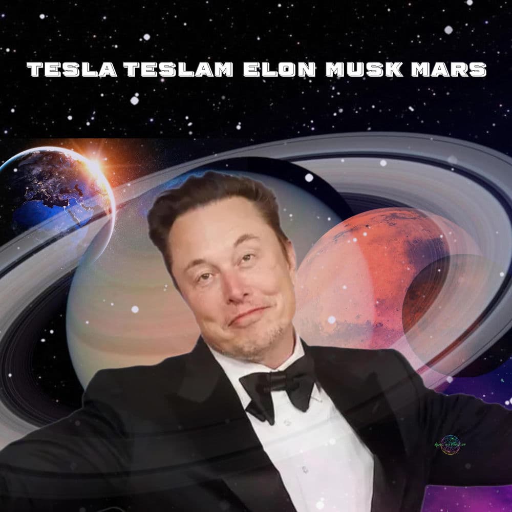 Tesla Teslam Elon Musk Mars cover